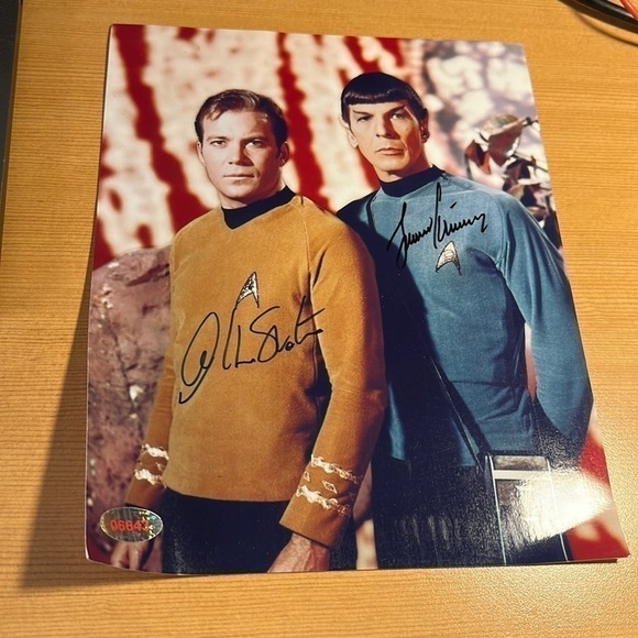 Star Trek shatner Leonard nimoy 8x10 photo shatner - Picture 1 of 2